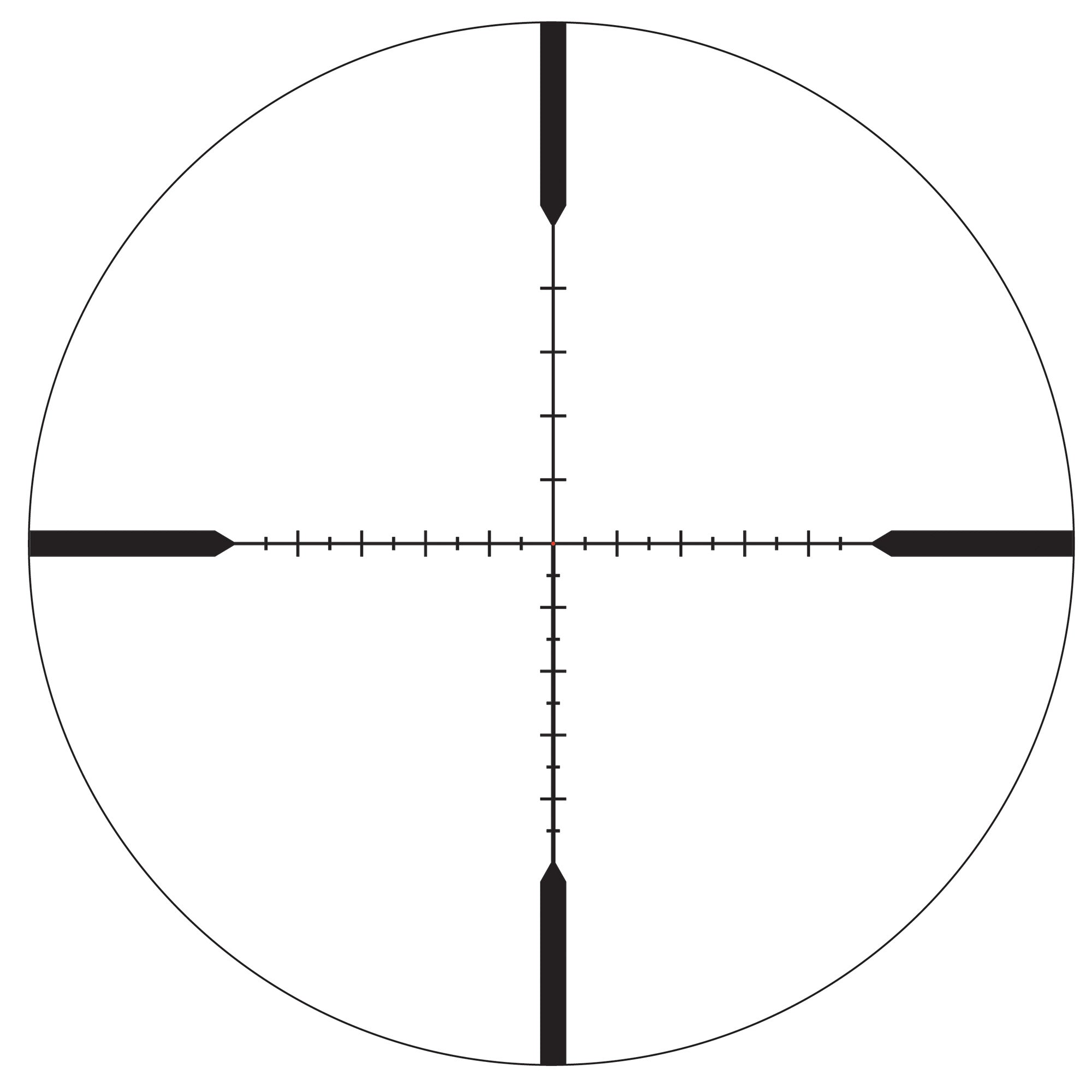 Trijicon Tenmile 4-24x50 Rifle Scope with Red LED Dot MRAD Ranging Reticle