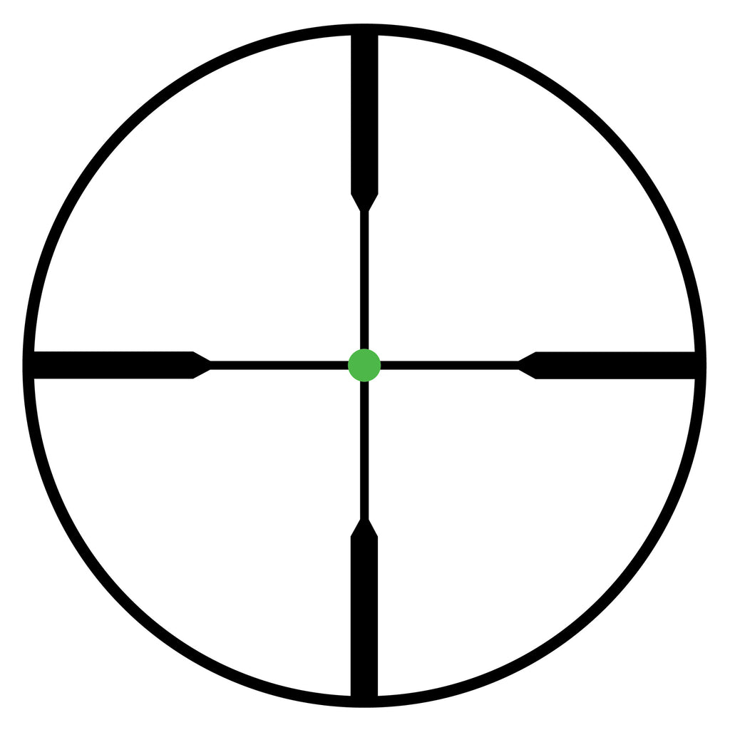 Trijicon AccuPoint 3-9x40 Rifle Scope with Duplex Green Dot Reticle