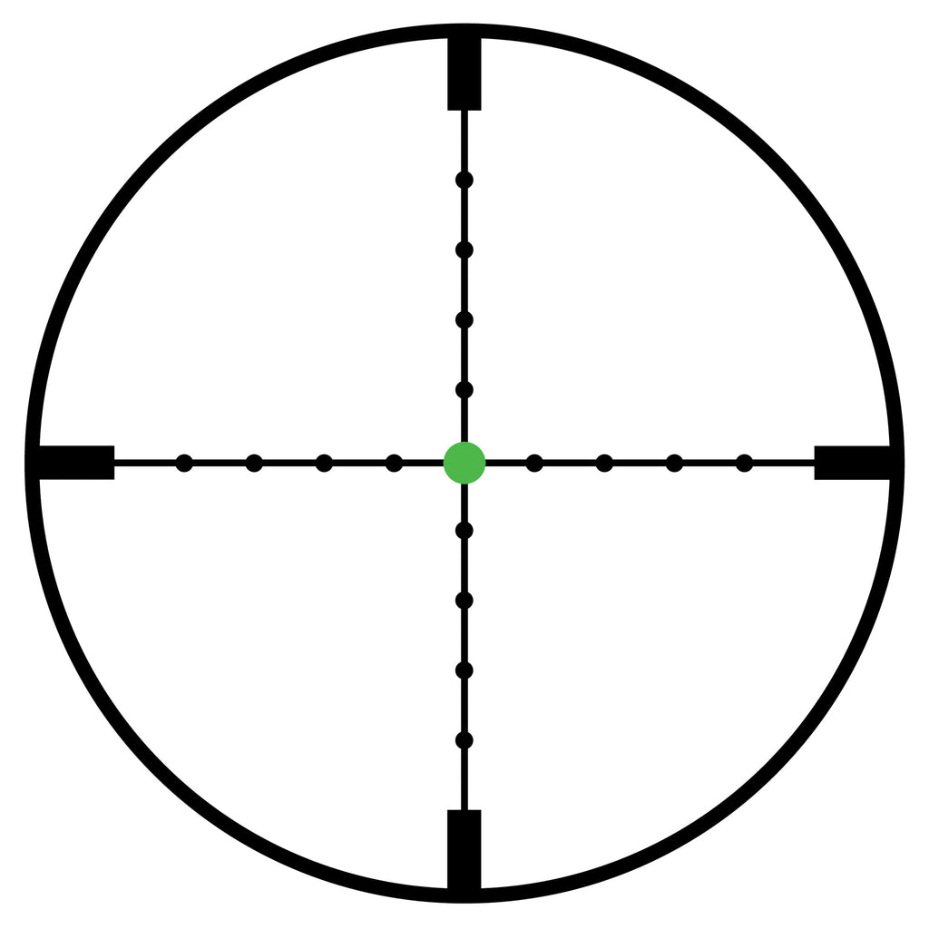 Trijicon AccuPoint 3-9x40 Rifle Scope with MIL-Dot Crosshair and Green Dot Reticle