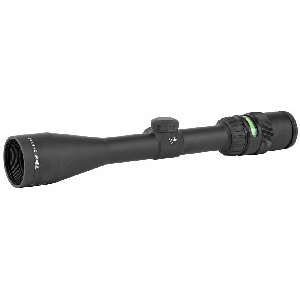 Trijicon AccuPoint 3-9x40 Rifle Scope with Green Triangle Post Reticle