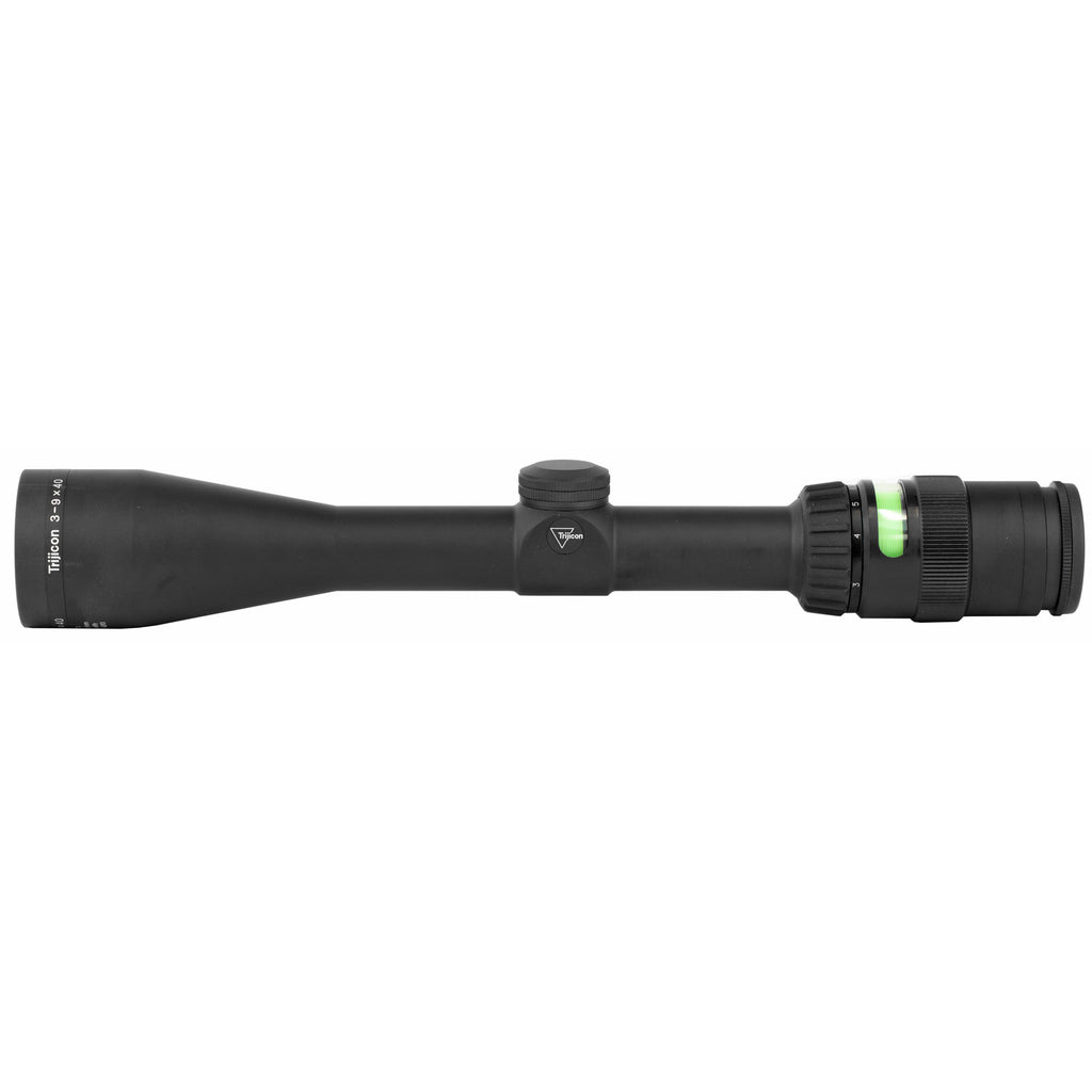 Trijicon AccuPoint 3-9x40 Rifle Scope with Green Triangle Post Reticle