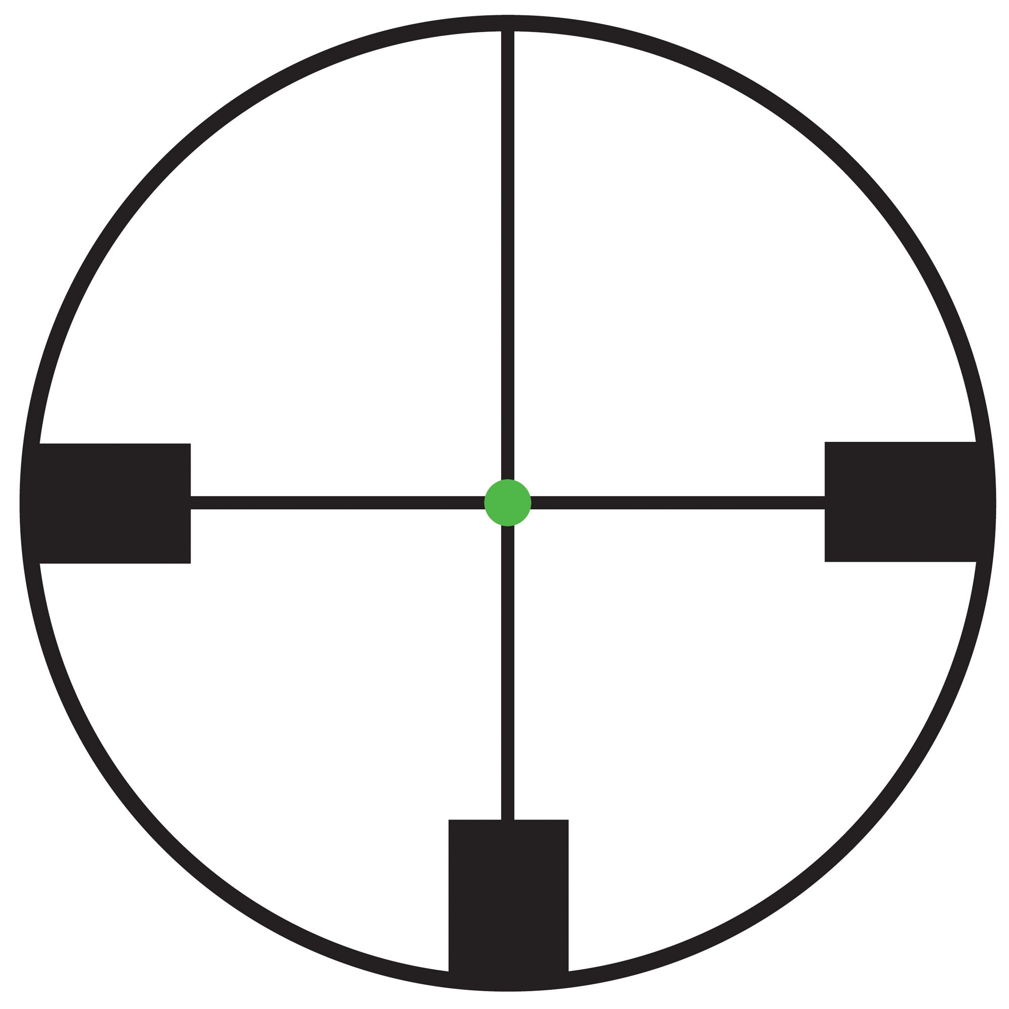 Trijicon AccuPoint 1-6x24 Riflescope with German #4 Crosshair Green Dot Reticle