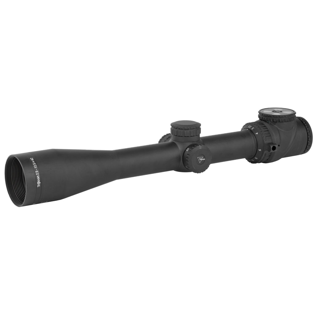 Trijicon AccuPoint 2.5-12.5x42 Rifle Scope with MIL-Dot Crosshair and Green Dot Illumination