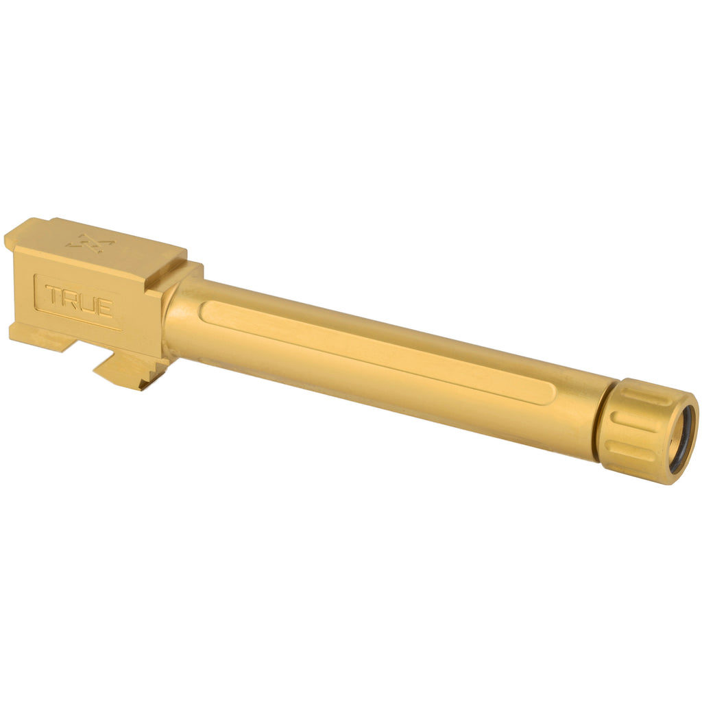True Precision G17 9mm Threaded Gold Barrel - Part TP-G17B-XTG