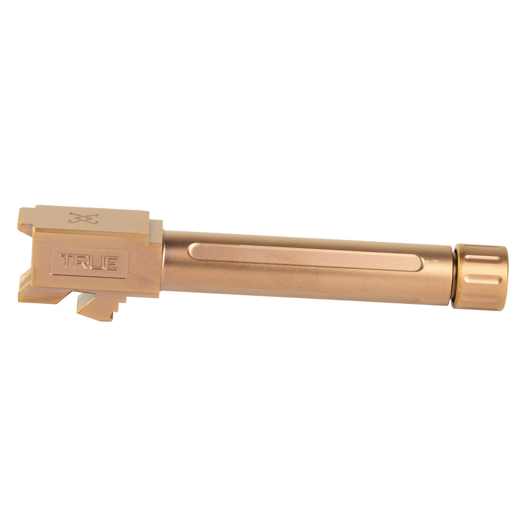 True Precision Copper Threaded Barrel for Glock 19 9mm - Part TP-G19B-XTC