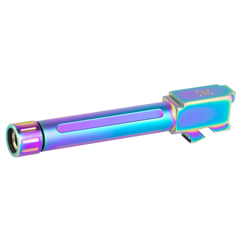 True Precision Spectrum (Rainbow PVD) Threaded 9mm Barrel for Glock 19 - Part TP-G19B-XTS
