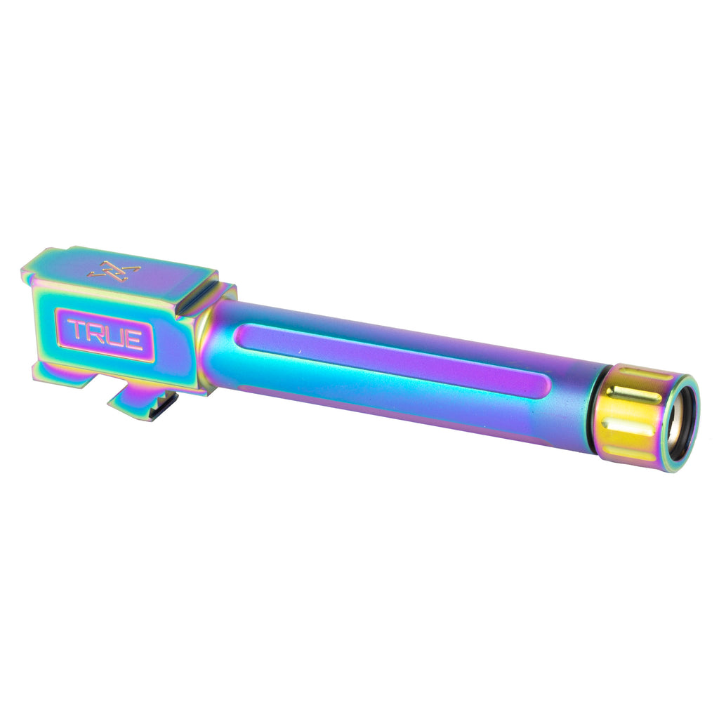 True Precision Spectrum (Rainbow PVD) Threaded 9mm Barrel for Glock 19 - Part TP-G19B-XTS