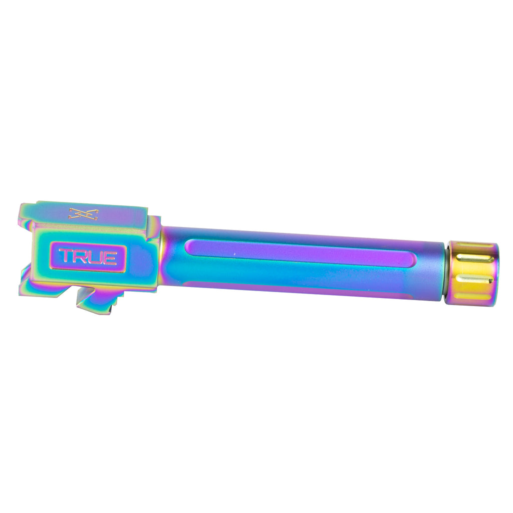 True Precision Spectrum (Rainbow PVD) Threaded 9mm Barrel for Glock 19 - Part TP-G19B-XTS