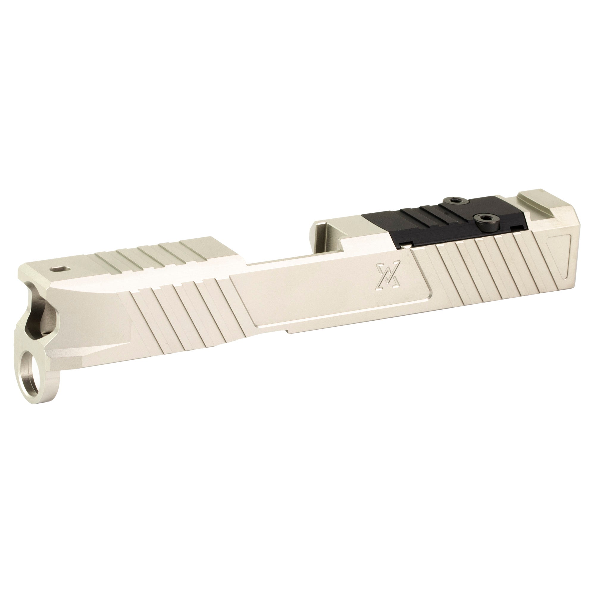 True Precision Duty Slide for Glock 43, Silver (Part #TP-G43DS-SS-RMS)