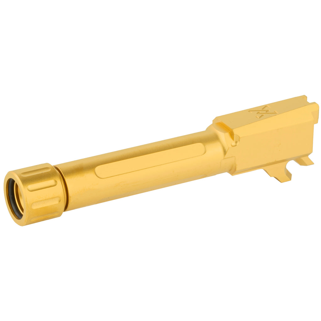 True Precision 9mm Threaded Gold Barrel for Sig P365 - Part TP-P365B-XTG