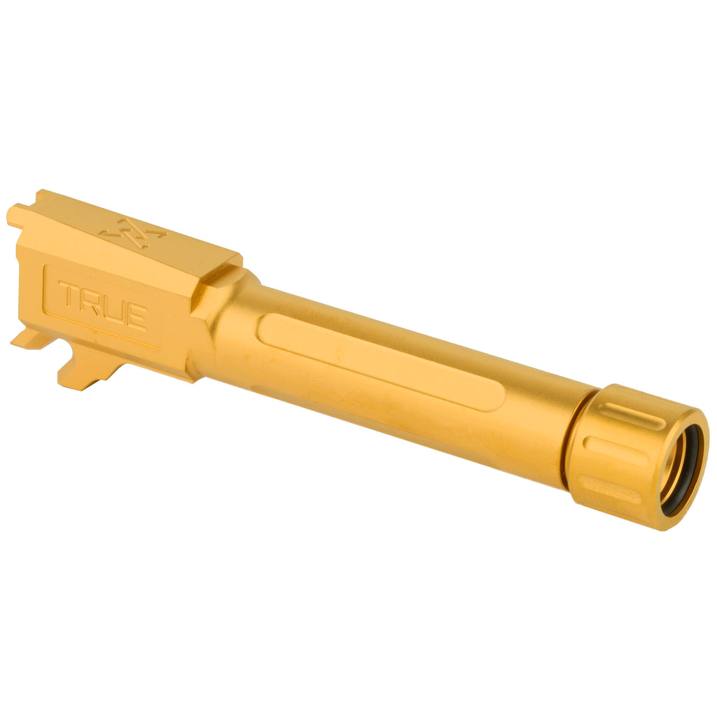 True Precision 9mm Threaded Gold Barrel for Sig P365 - Part TP-P365B-XTG