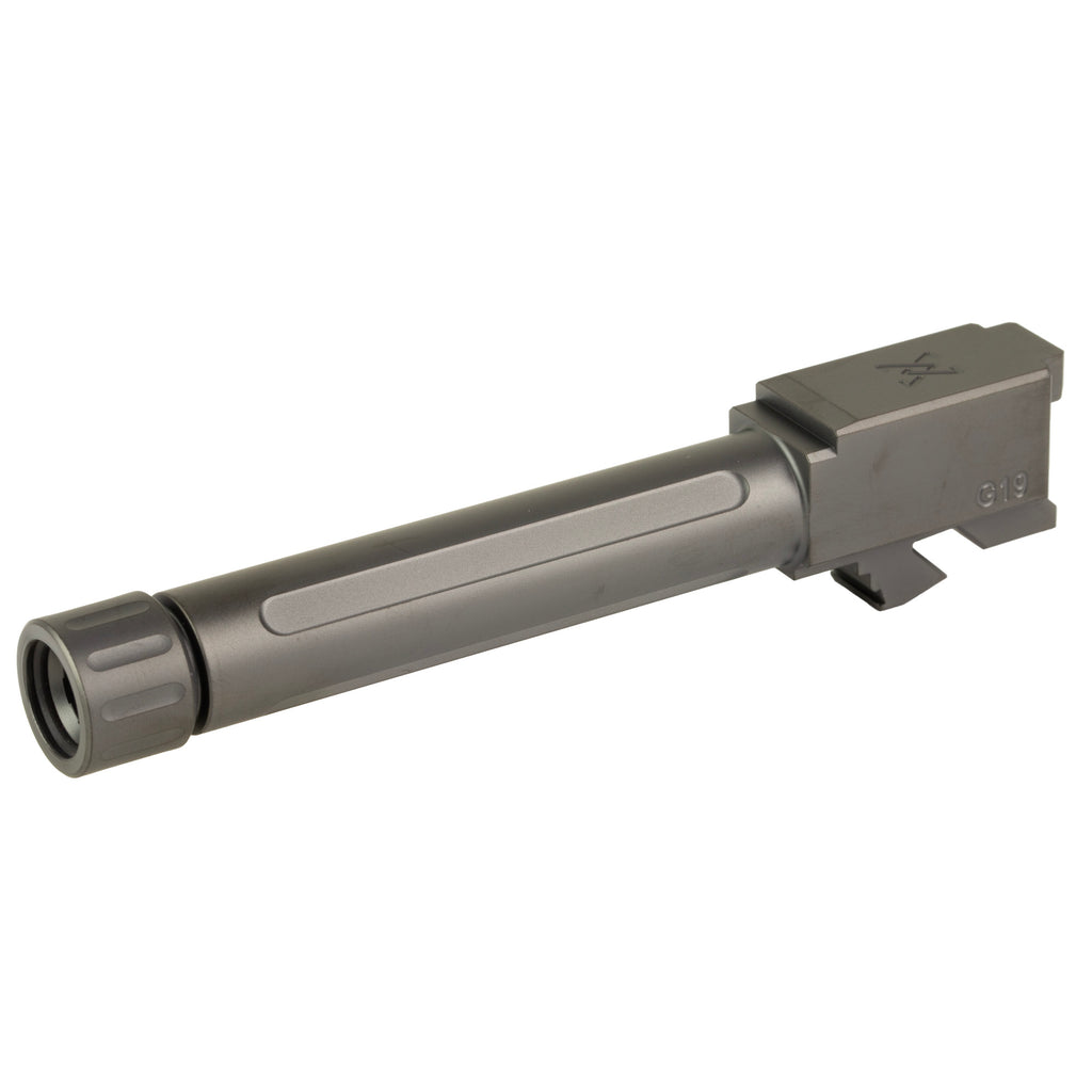 True Precision Threaded 9mm Barrel for Ruger RXM - Black DLC Finish