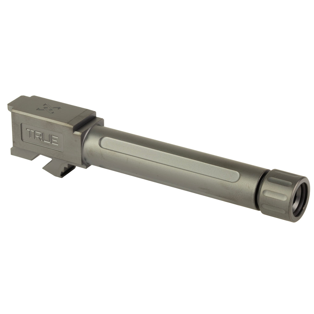 True Precision Threaded 9mm Barrel for Ruger RXM - Black DLC Finish