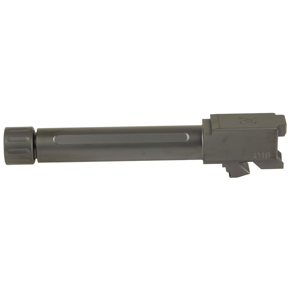 True Precision Threaded 9mm Barrel for Ruger RXM - Black DLC Finish