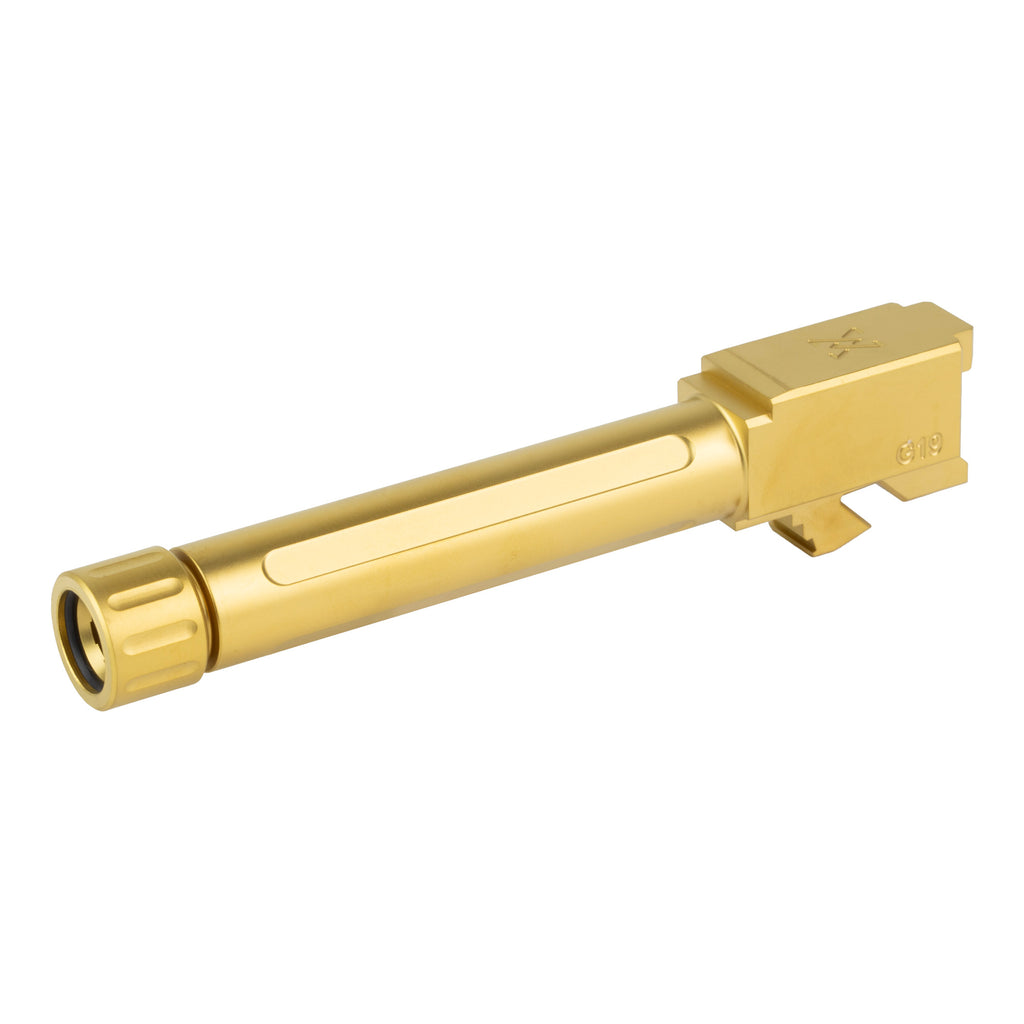 True Precision Ruger RXM 9mm Threaded Barrel - Gold Finish Part TP-RXMB-XTG