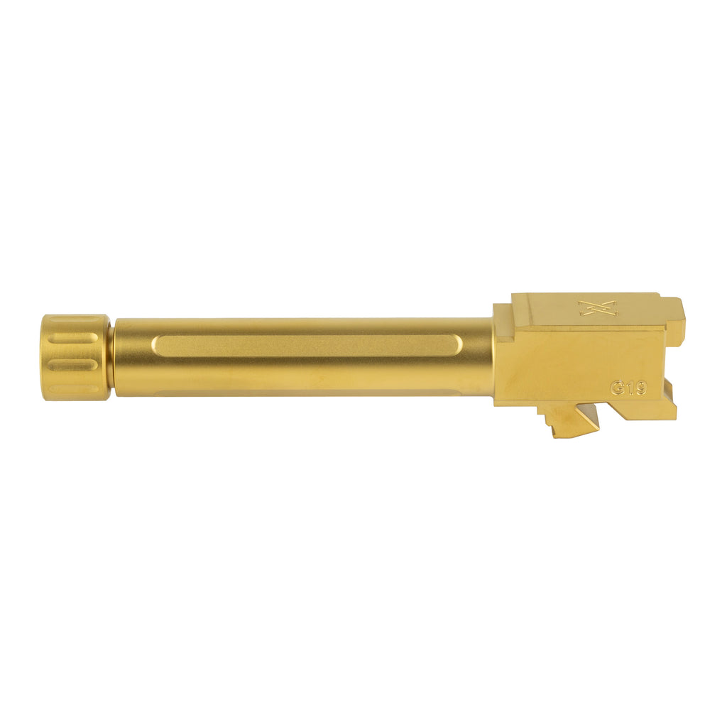 True Precision Ruger RXM 9mm Threaded Barrel - Gold Finish Part TP-RXMB-XTG