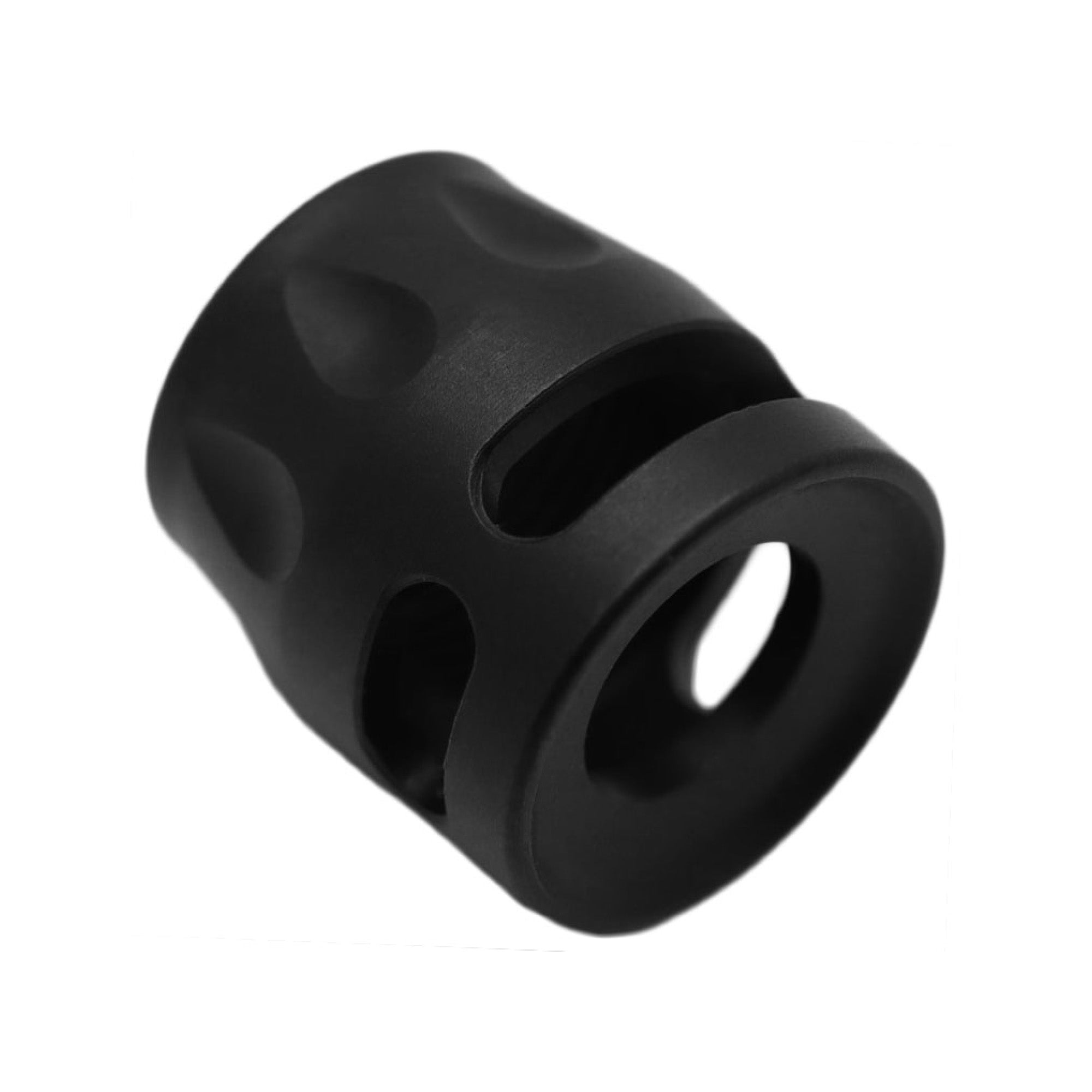 True Precision Micro Compensator for 9mm Pistols – Black Finish, 1/2x28 Thread