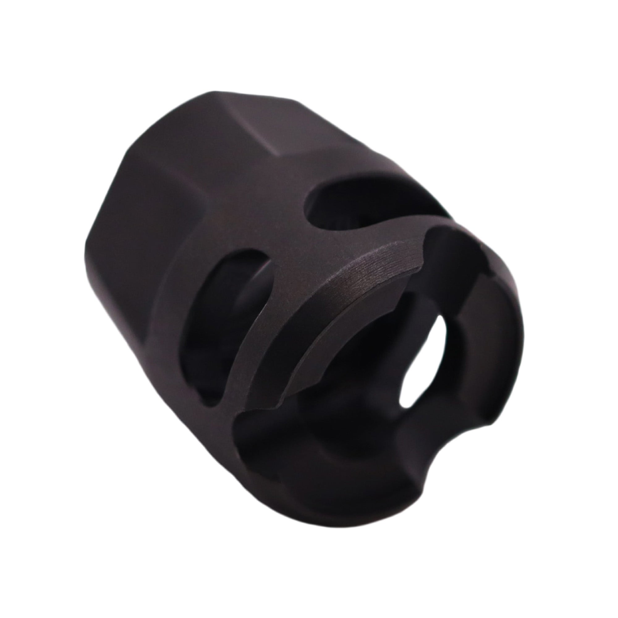 True Precision Y-Micro Comp 1/2x28 Black – 9mm Firearm Compensator