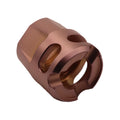 True Precision Y-Micro Comp 1/2x28 Copper for 9mm Pistols