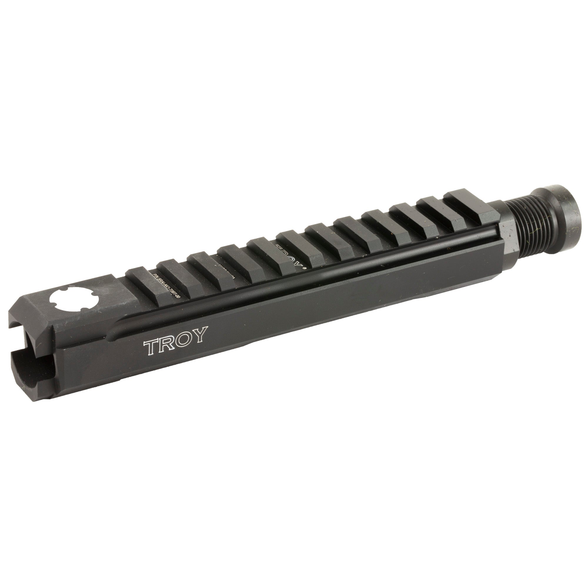 TROY Industries AK47 Railed Gas Tube with Picatinny Rail - Black, Part Number SRAI-AK1-T0BT-00