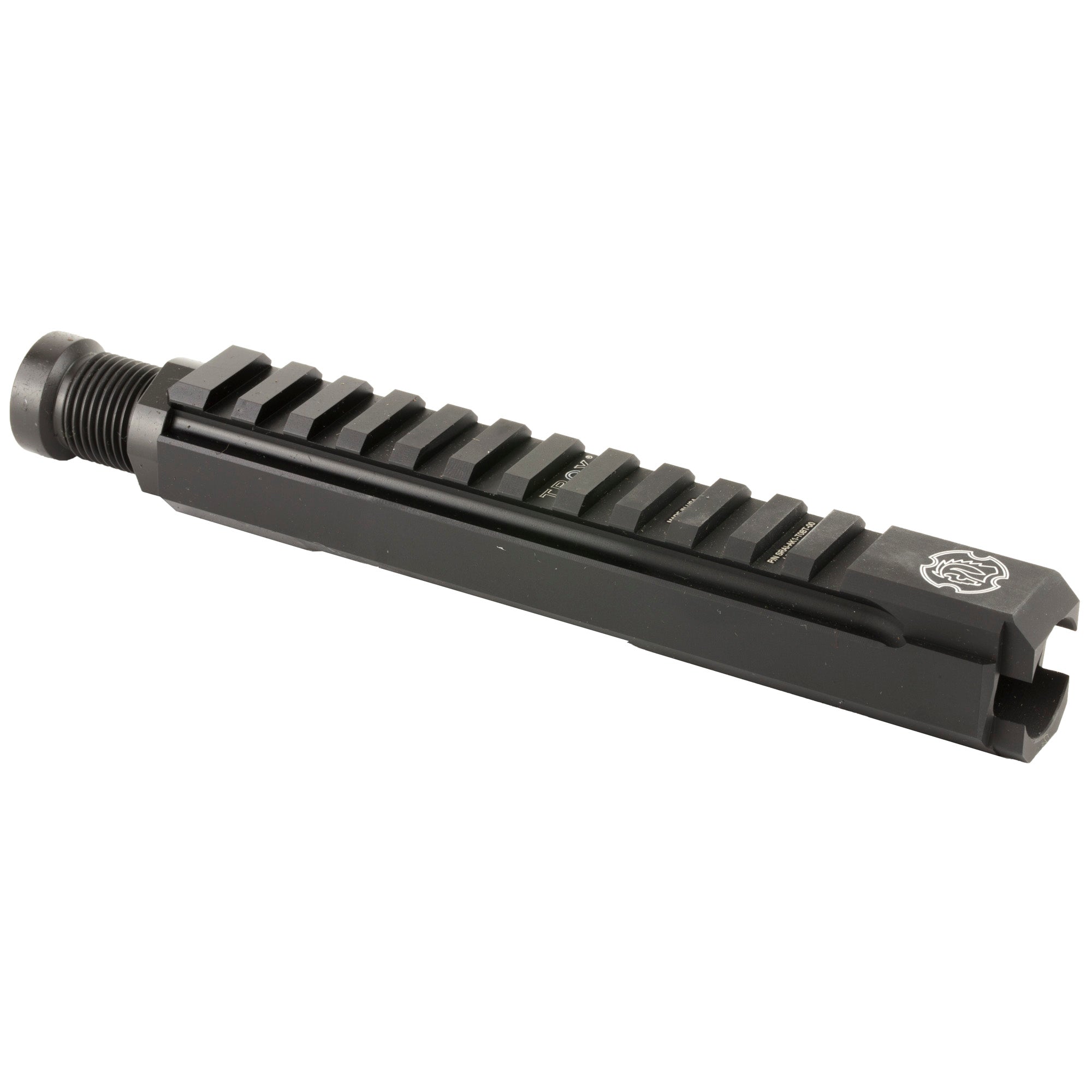TROY Industries AK47 Railed Gas Tube with Picatinny Rail - Black, Part Number SRAI-AK1-T0BT-00