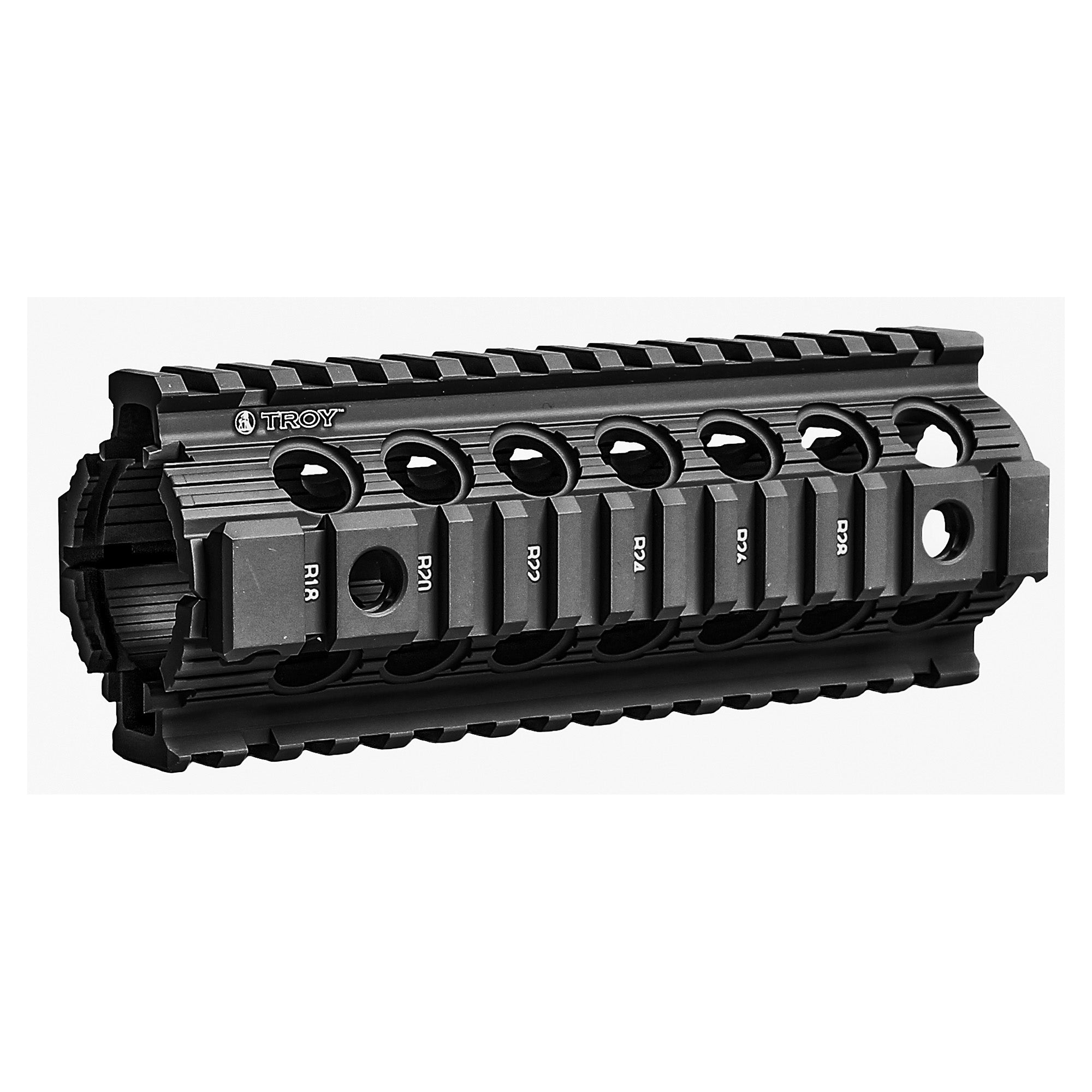 TROY Industries MRF Drop-In Carbine Rail for M4/AR15 - 7-inch Black Handguard