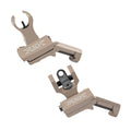 TROY Industries 45 Degree Folding BattleSight for Tactical Rifles – Flat Dark Earth