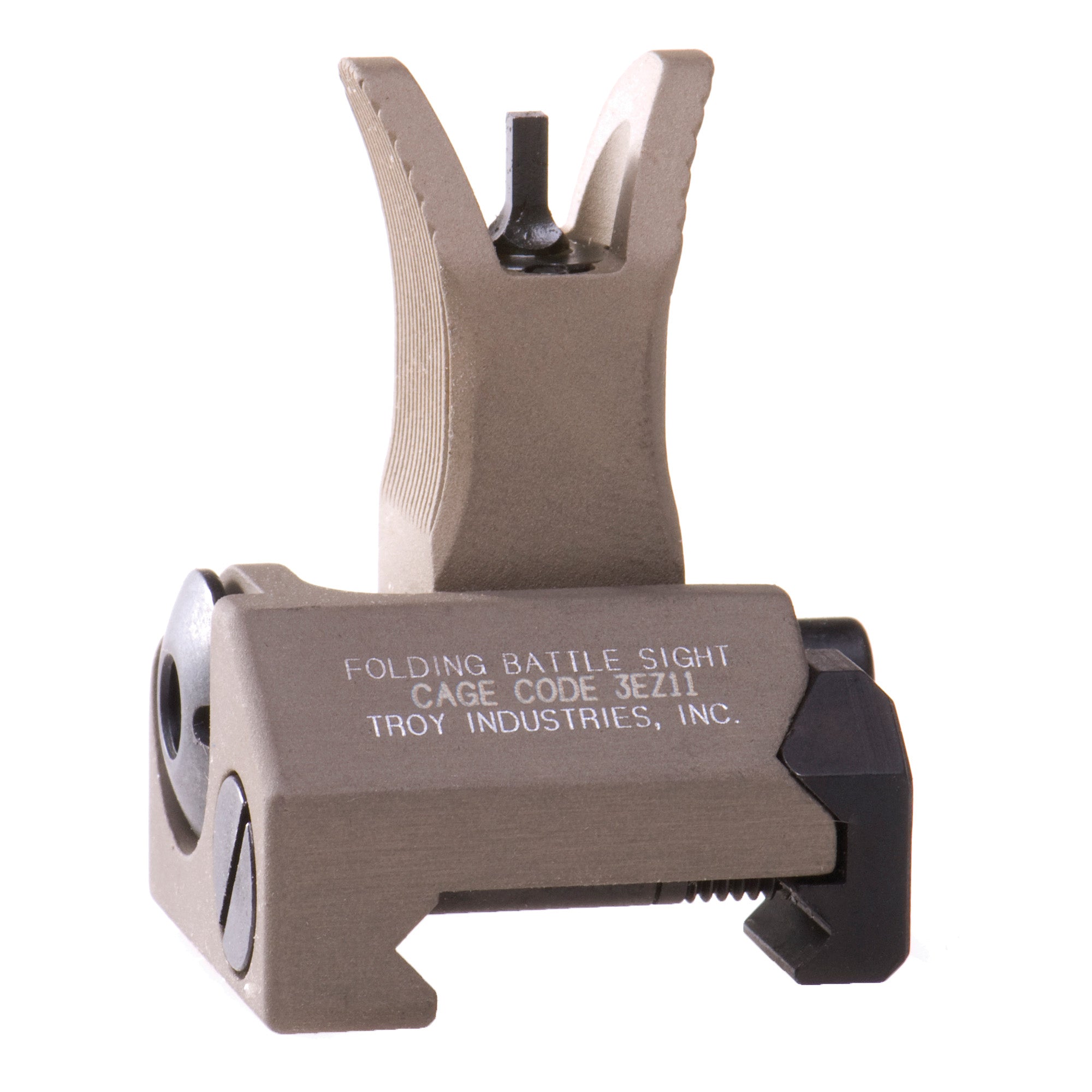 TROY Industries M4 Front Folding BattleSight FDE – Flat Dark Earth