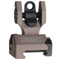 TROY Industries Folding Rear BattleSight FDE - Durable Flat Dark Earth Tactical Sight