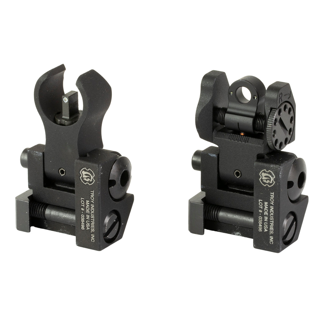 TROY Industries BattleSight Micro Front and Rear Black – Part Number SSIG-IAR-STBT-00