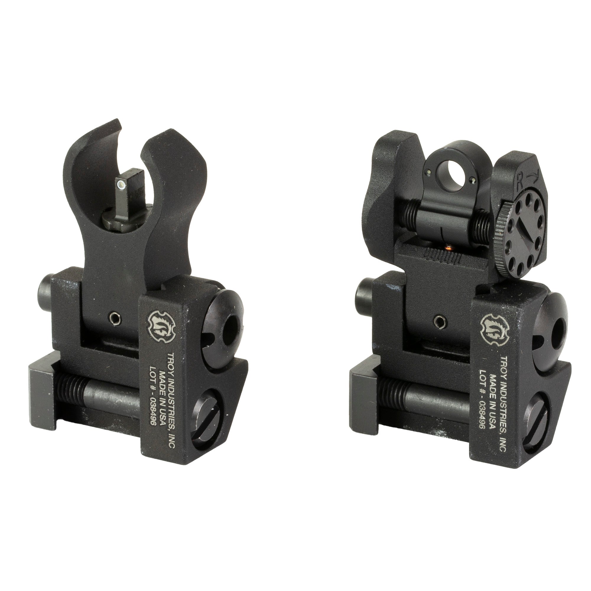 TROY Industries BattleSight Micro Front and Rear Black – Part Number SSIG-IAR-STBT-00