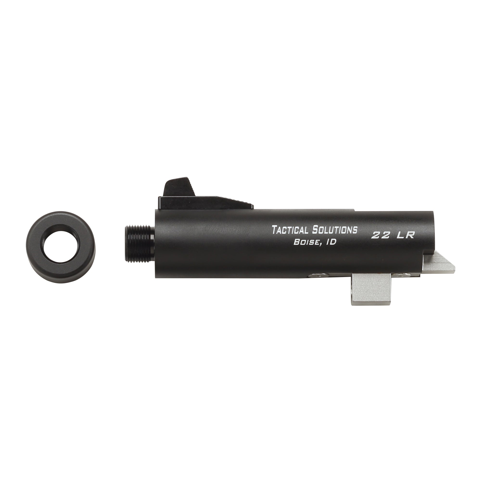 TacSol Trail-Lite 4-Inch Threaded Barrel for Buck Mark Pistol – Black
