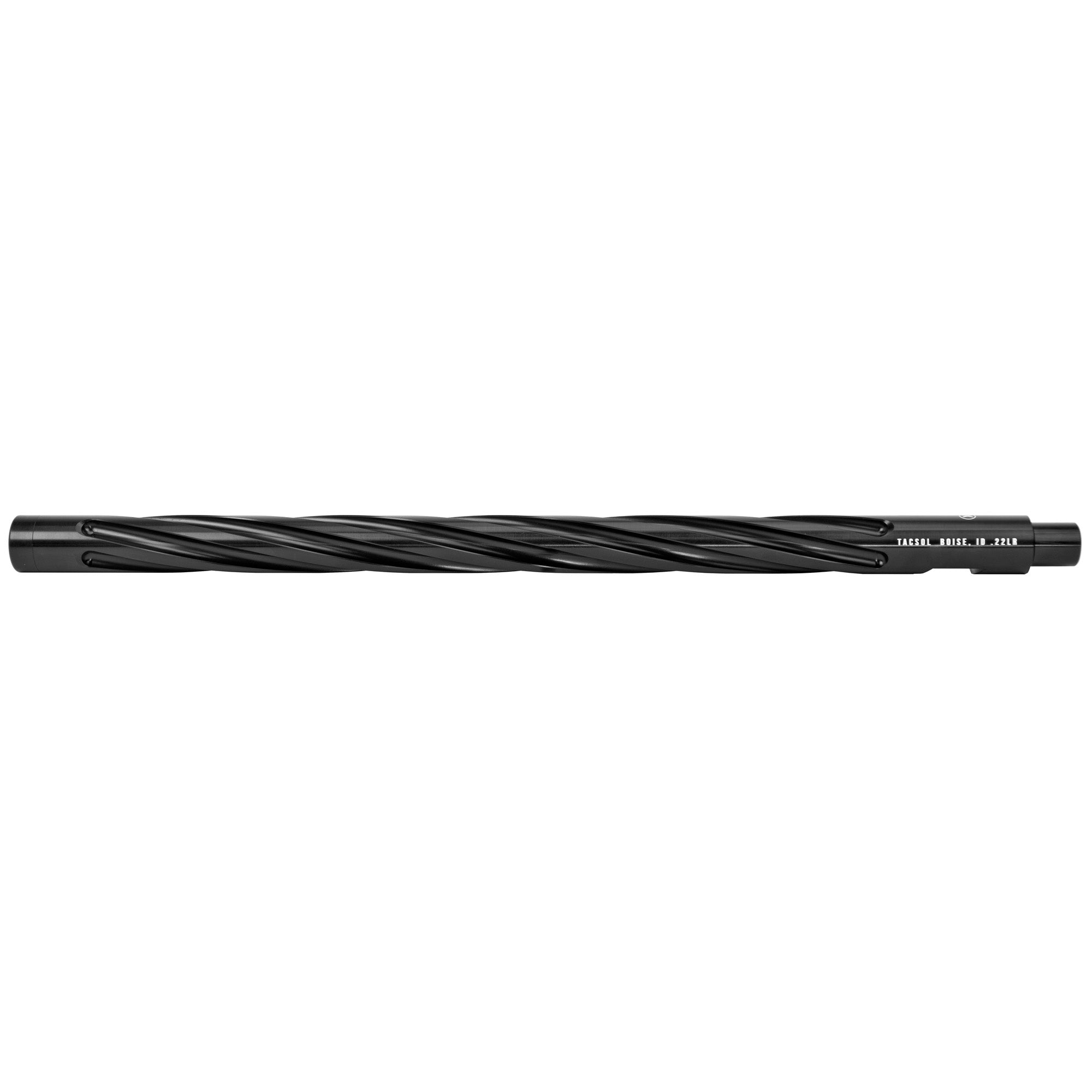 TacSol Performance X-Ring Fluted/Threaded Barrel for 22 LR - 16.5 Inches, Black