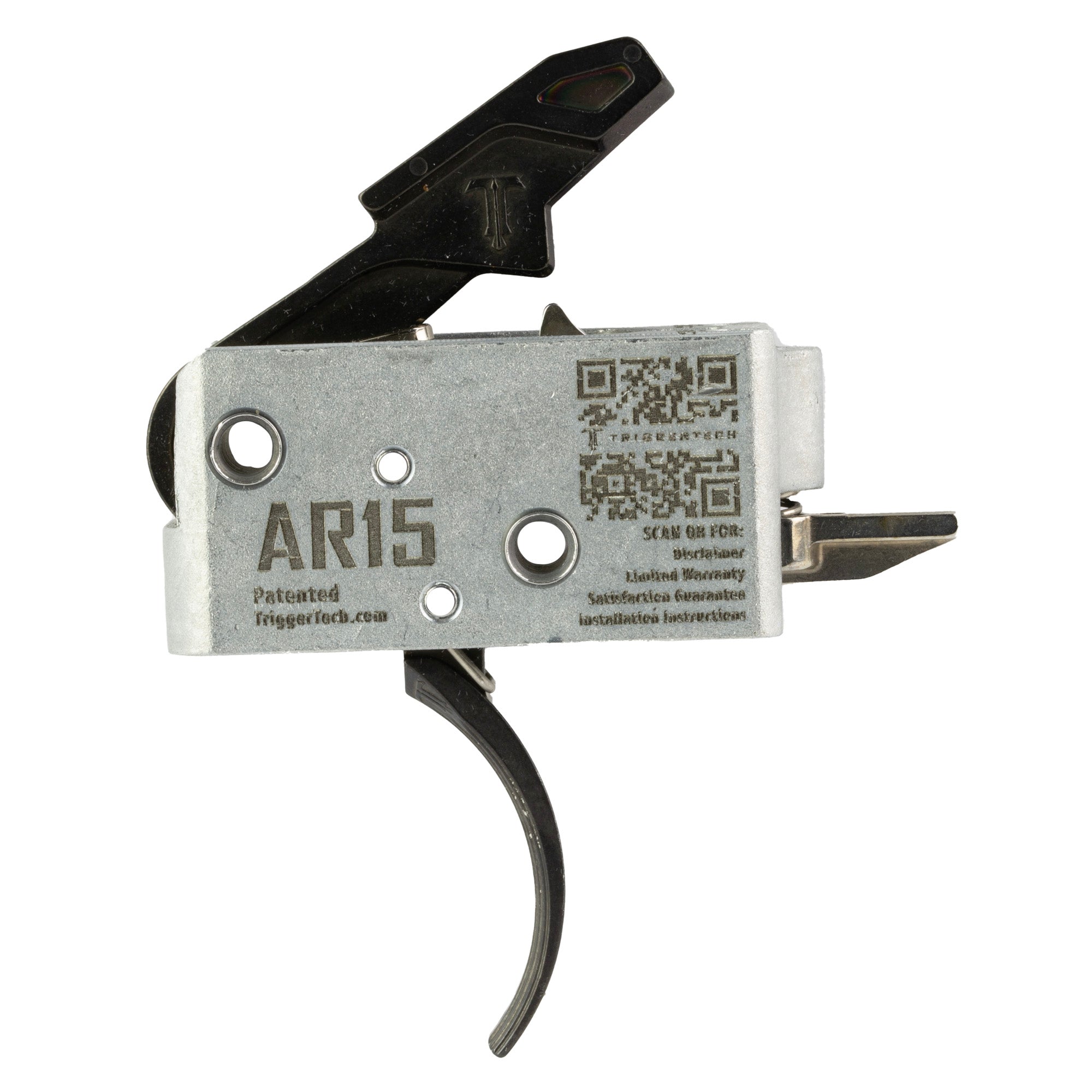 TriggerTech AR15 Duty Curve Trigger with 3.5 lb Pull - Black