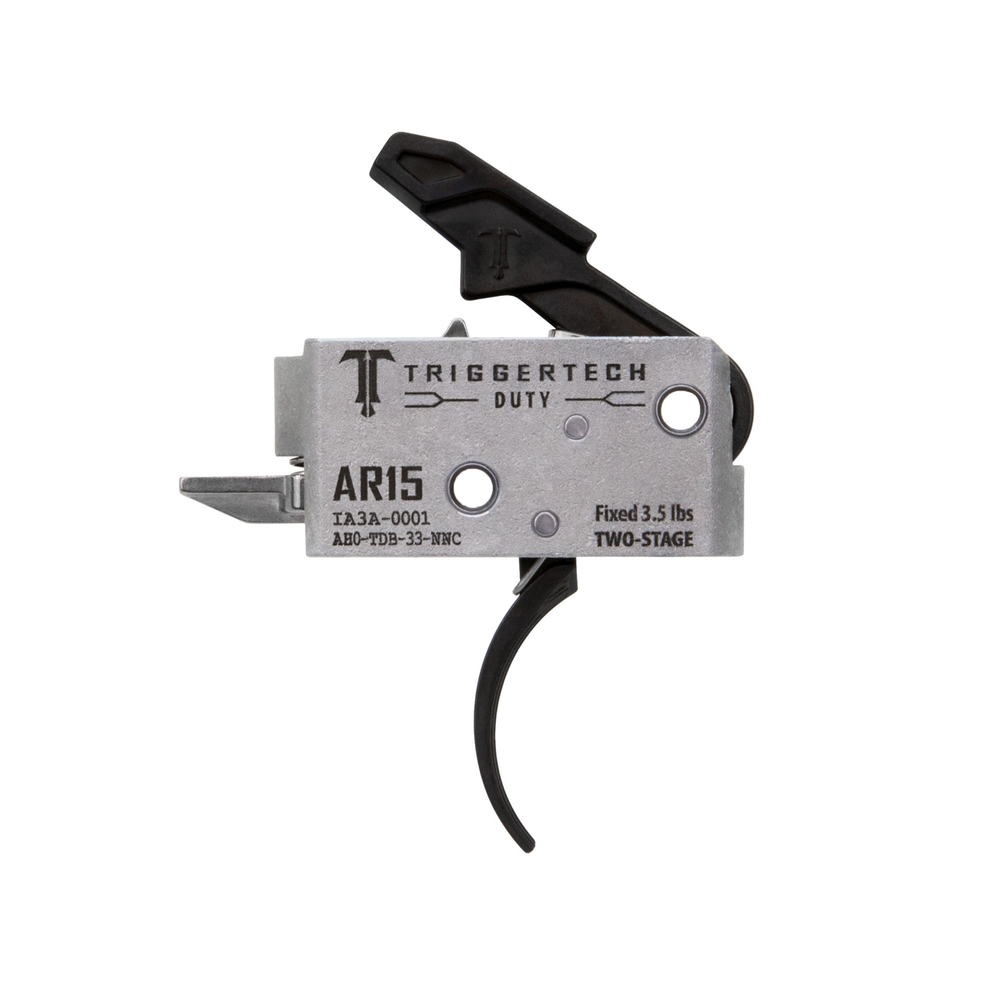 TriggerTech Duty AR-15 Two-Stage Trigger with 3.5 lb Pull - Black