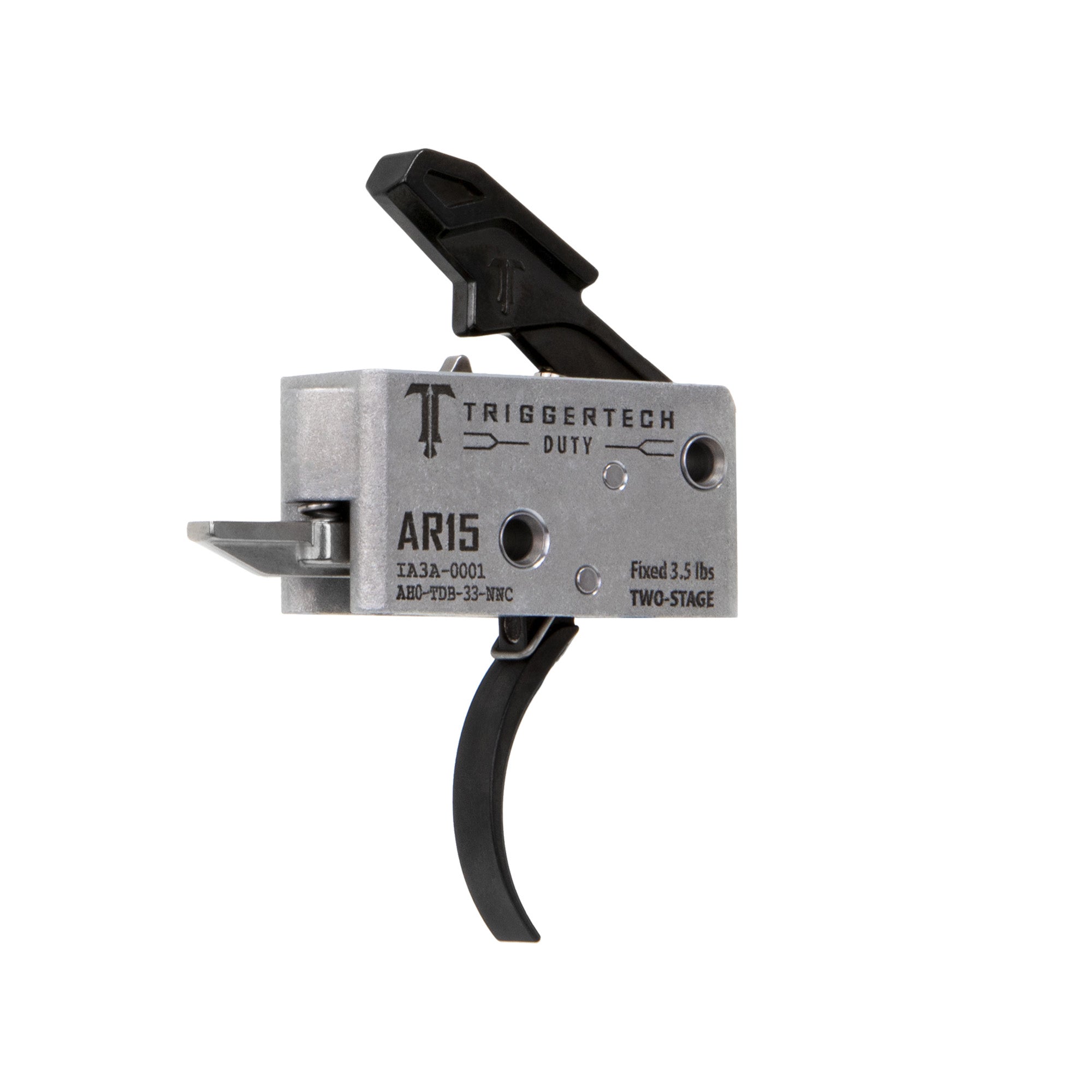 TriggerTech Duty AR-15 Two-Stage Trigger with 3.5 lb Pull - Black