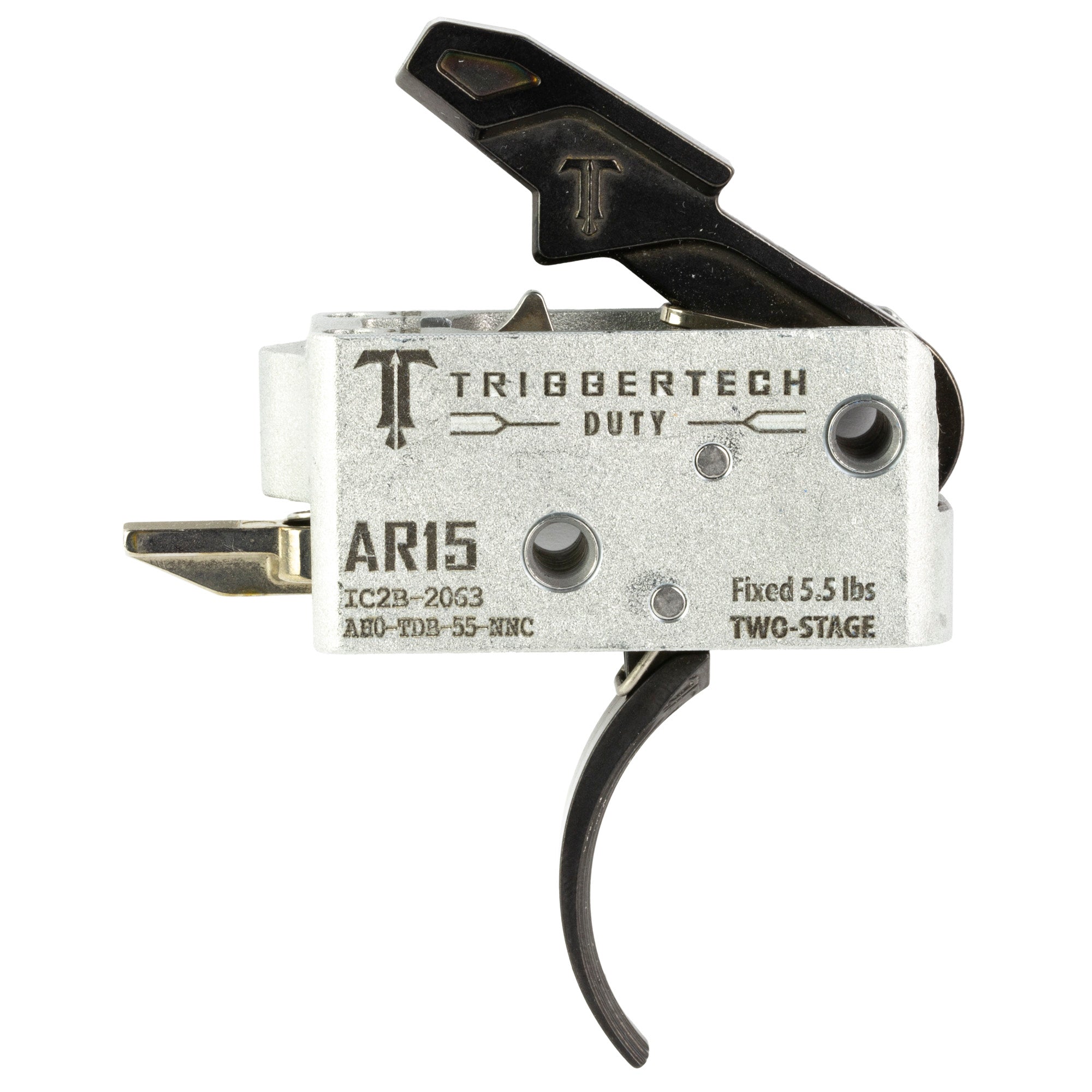 TriggerTech Mil-Spec AR-15 Duty Trigger with 5.5 lb Pull - Black