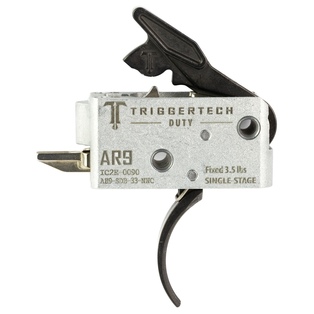 TriggerTech AR Duty Curve Trigger – Black, 3.5 lb for Military & Law Enforcement