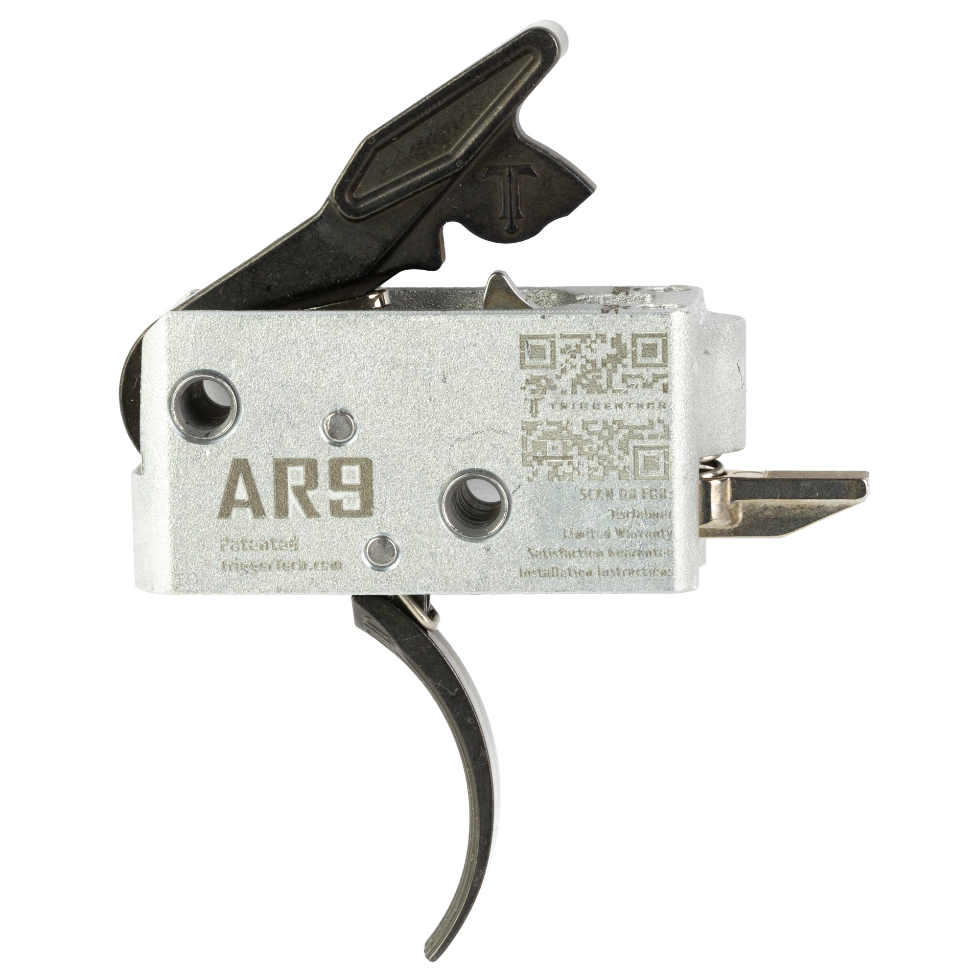 TriggerTech AR Duty Curve Trigger – Black, 3.5 lb for Military & Law Enforcement