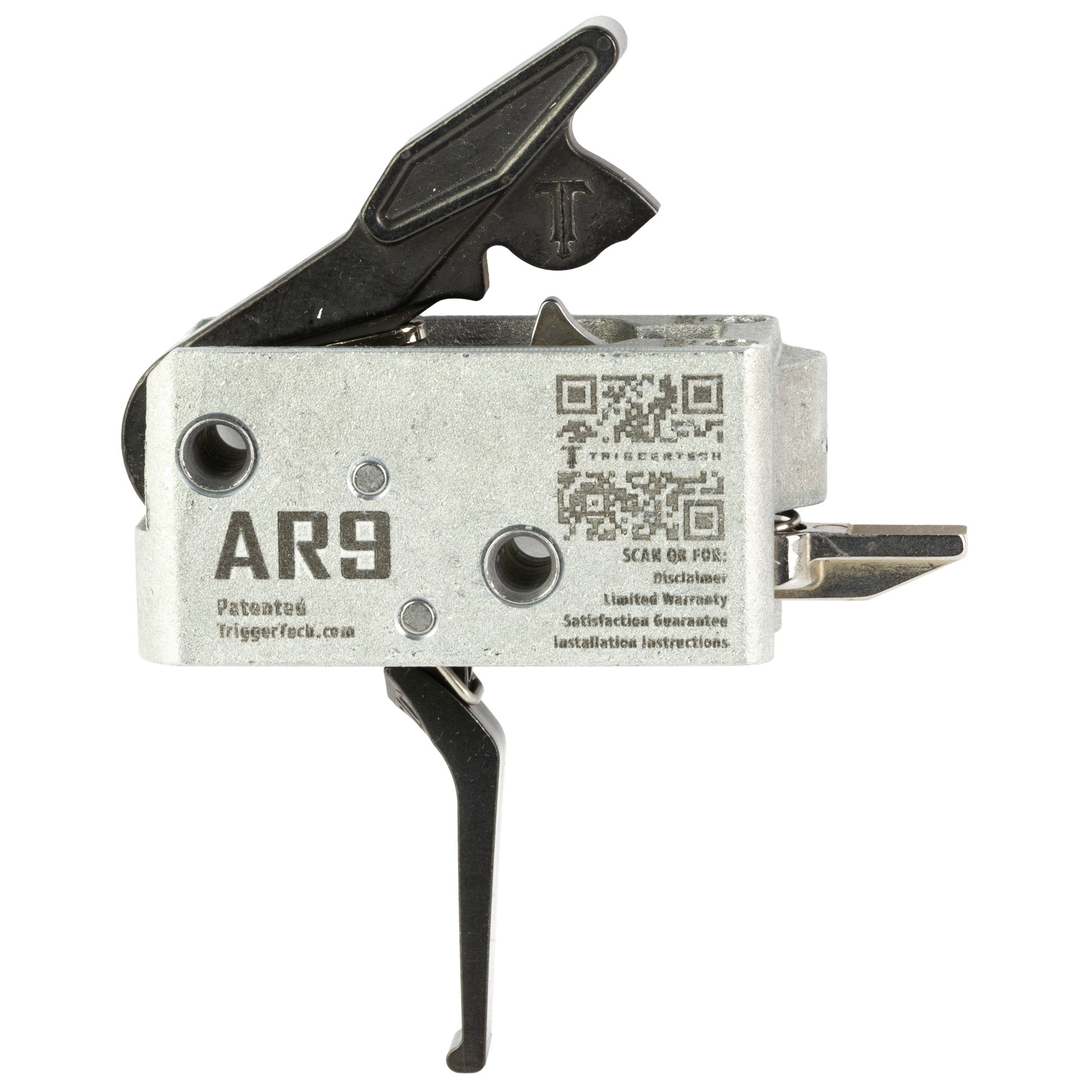 TriggerTech AR9 Duty Flat Trigger - 3.5 lb for AR Platforms