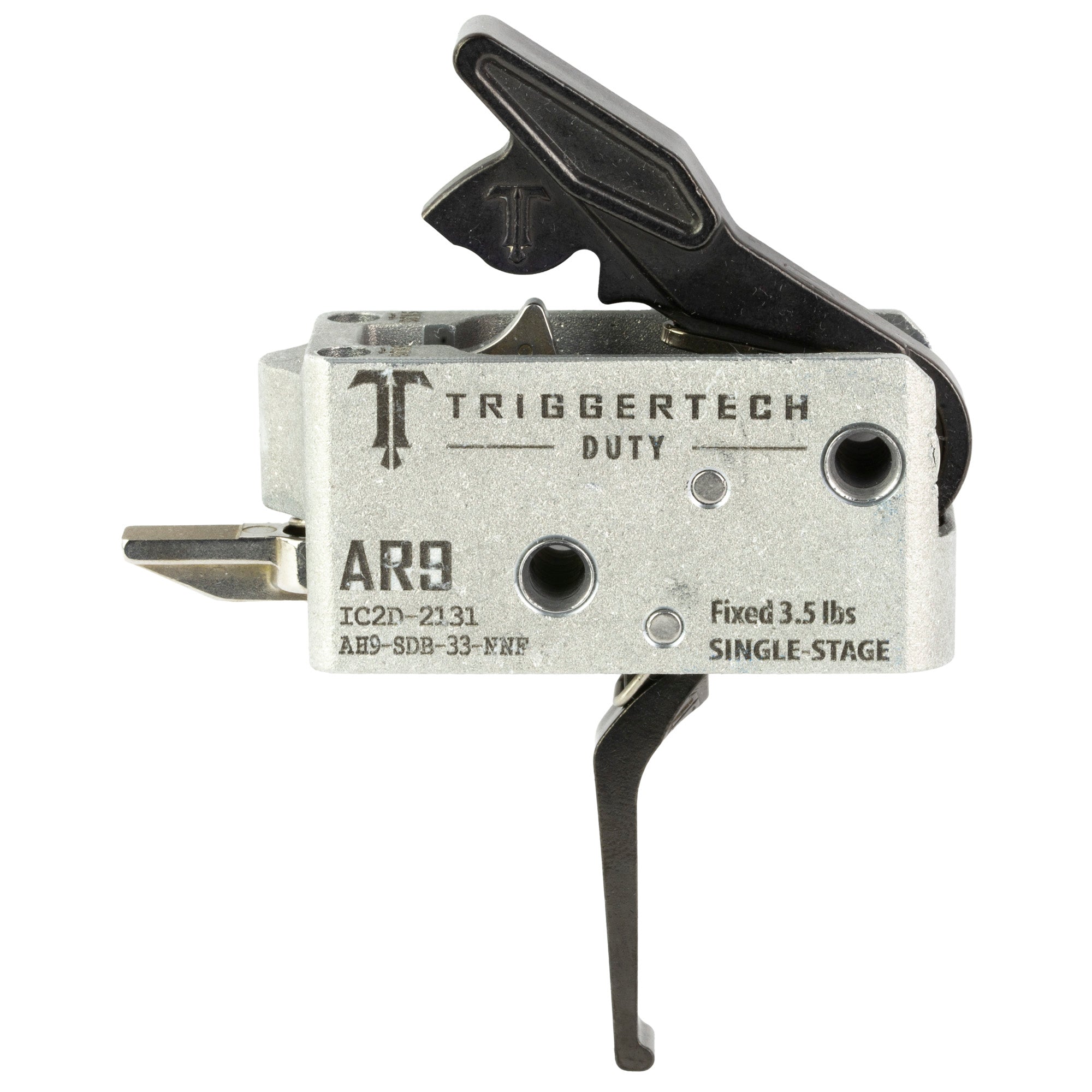 TriggerTech AR9 Duty Flat Trigger - 3.5 lb for AR Platforms