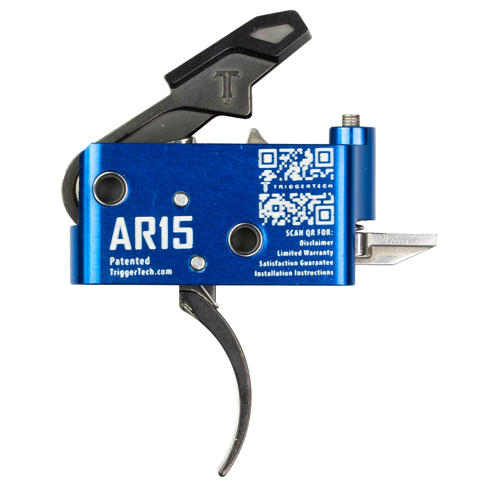 TriggerTech AR15 Single Stage Diamond Trigger - Blue, Part Number AR0-SAB-14-NNP