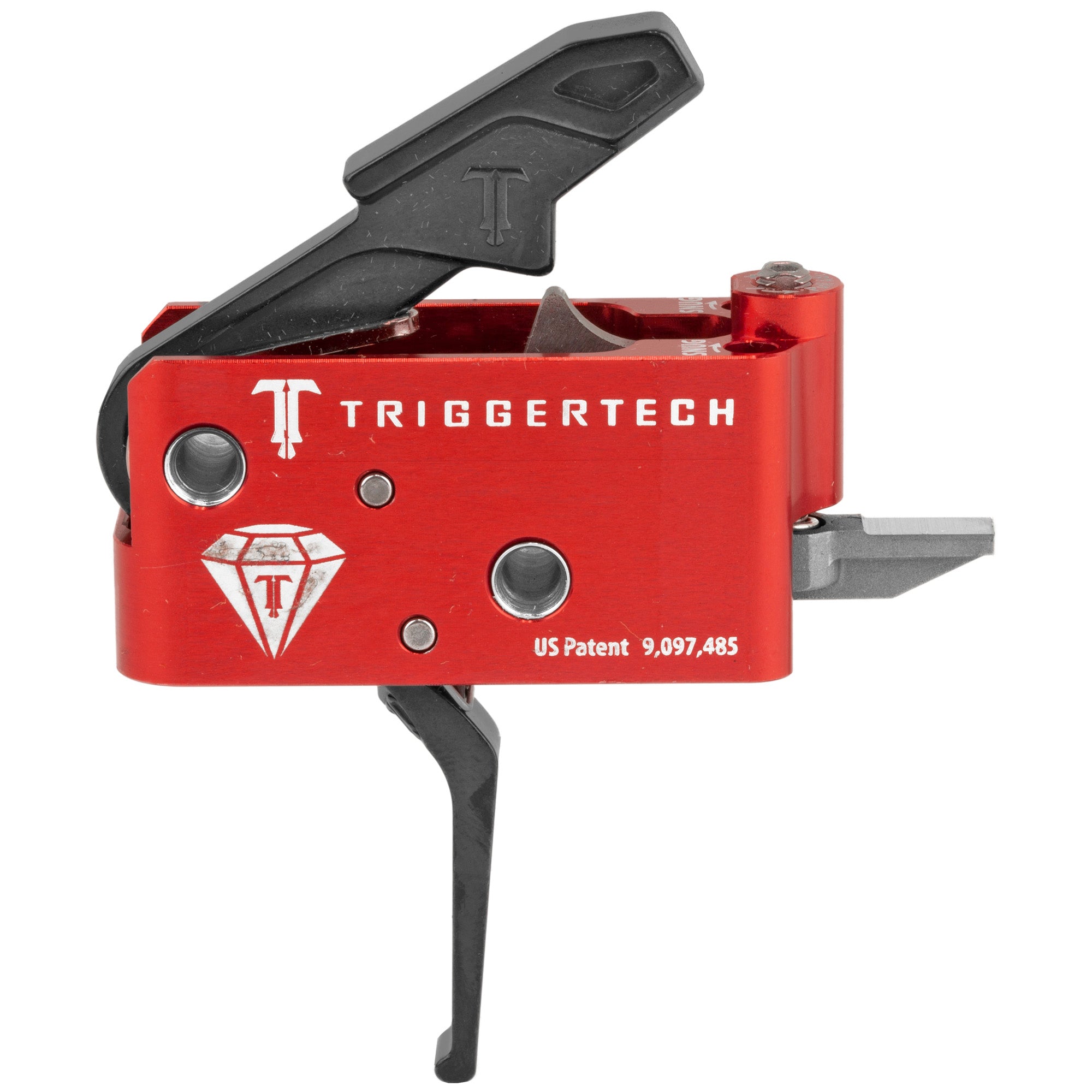 TriggerTech Diamond AR-15 Black Flat Trigger – Reliable Precision Upgrade
