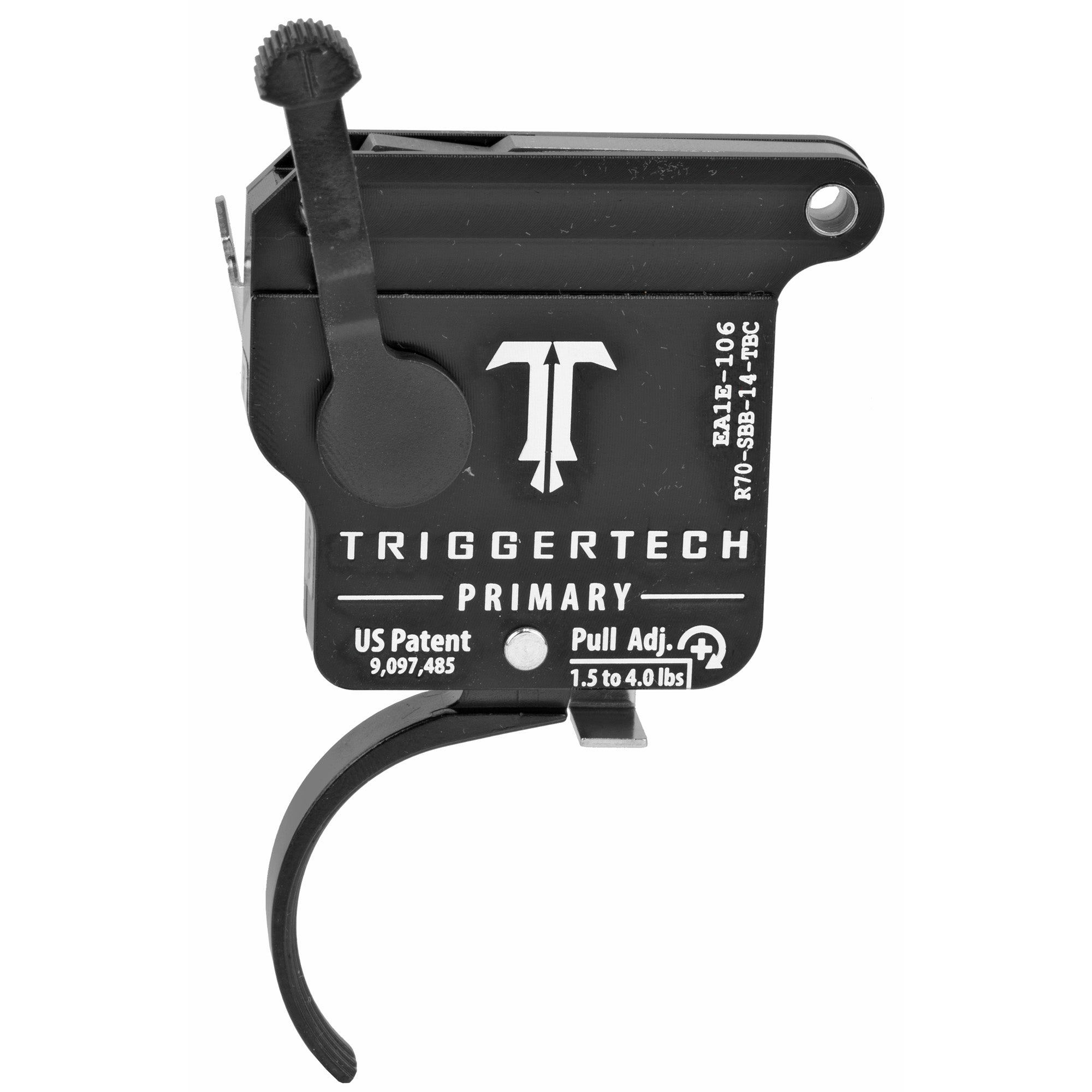 TriggerTech R700 Primary Drop-In Rifle Trigger for Remington 700 Models - Black