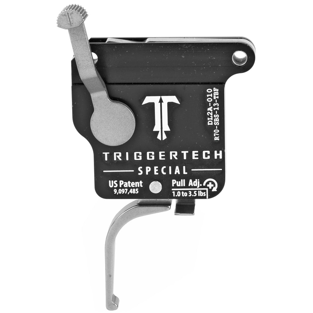 TriggerTech R700 Special Flat Trigger for Right-Handed Remington 700 Rifles - Silver