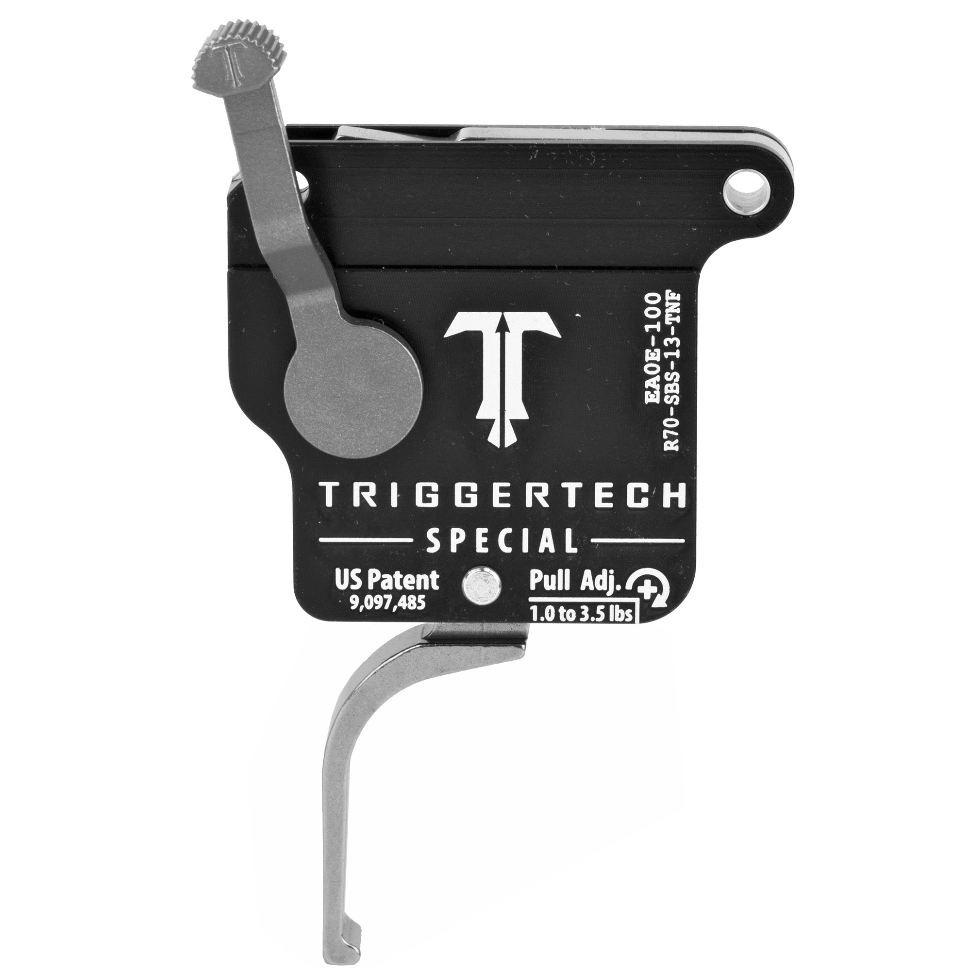 TriggerTech R700 Special Flat Trigger for Right-Handed Remington 700 Rifles - Silver