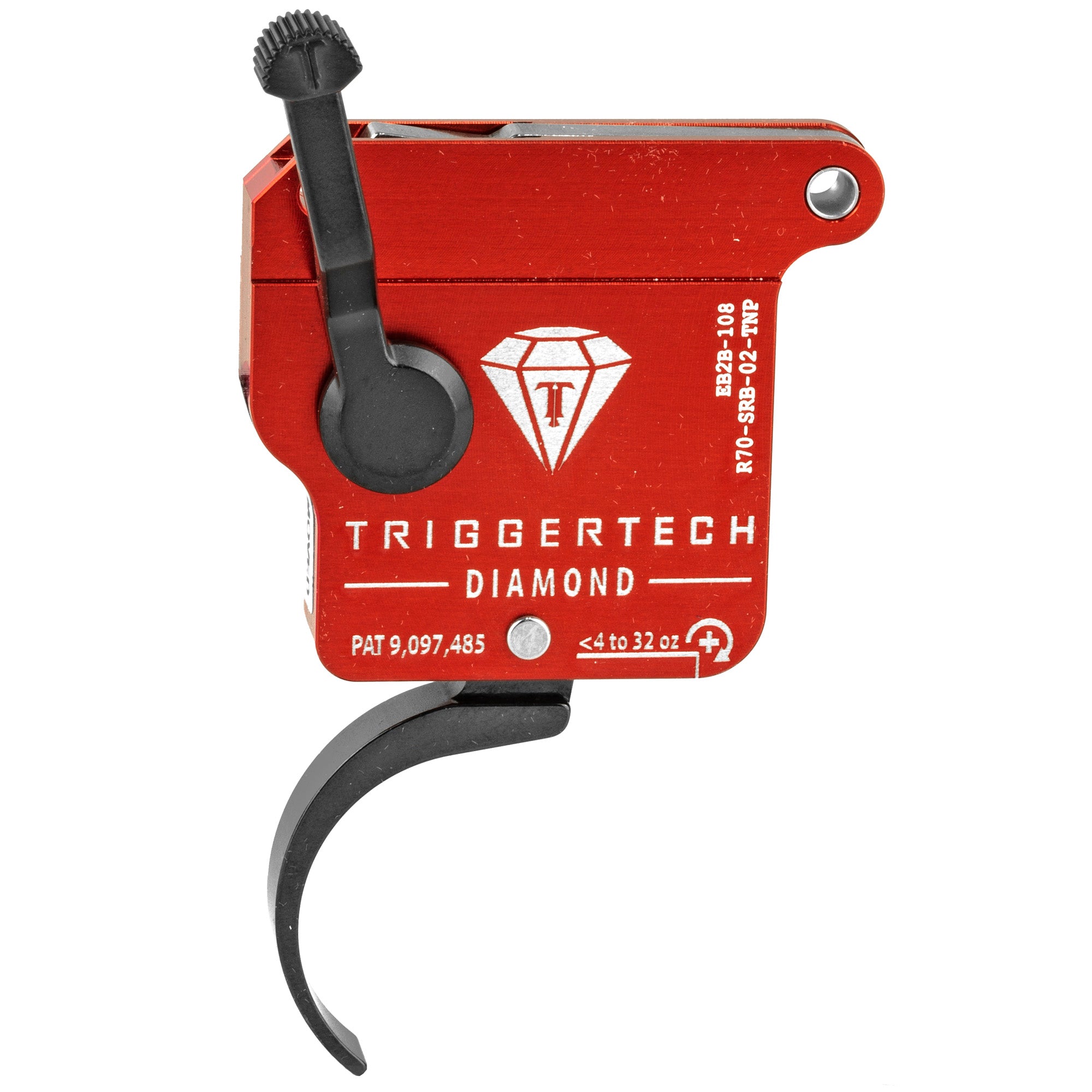 TriggerTech R700 Diamond Trigger - Black, Model R70-SRB-02-TNP for Remington 700