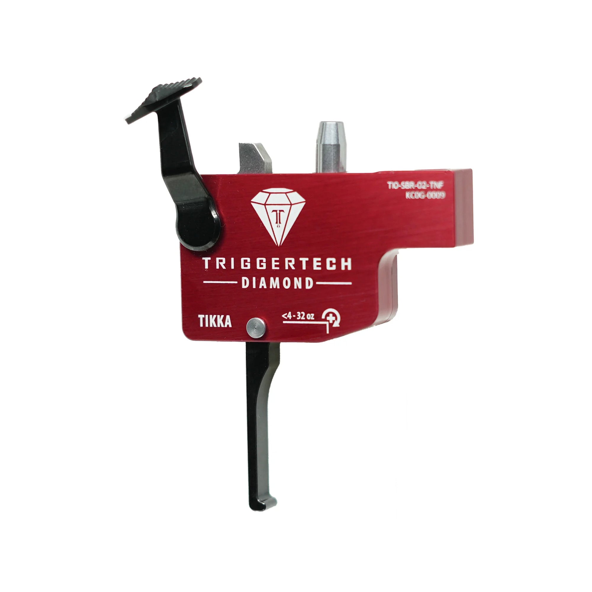 TriggerTech Diamond Tikka Trigger – Red, Model TIL-SRB-02-TNF