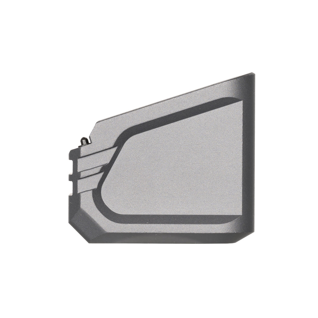 Tyrant CNC Magazine Extension for Glock 17/19x/22/34/35/45 – Adds 6 Rounds for 9mm and 5 Rounds for .40 cal, Gray