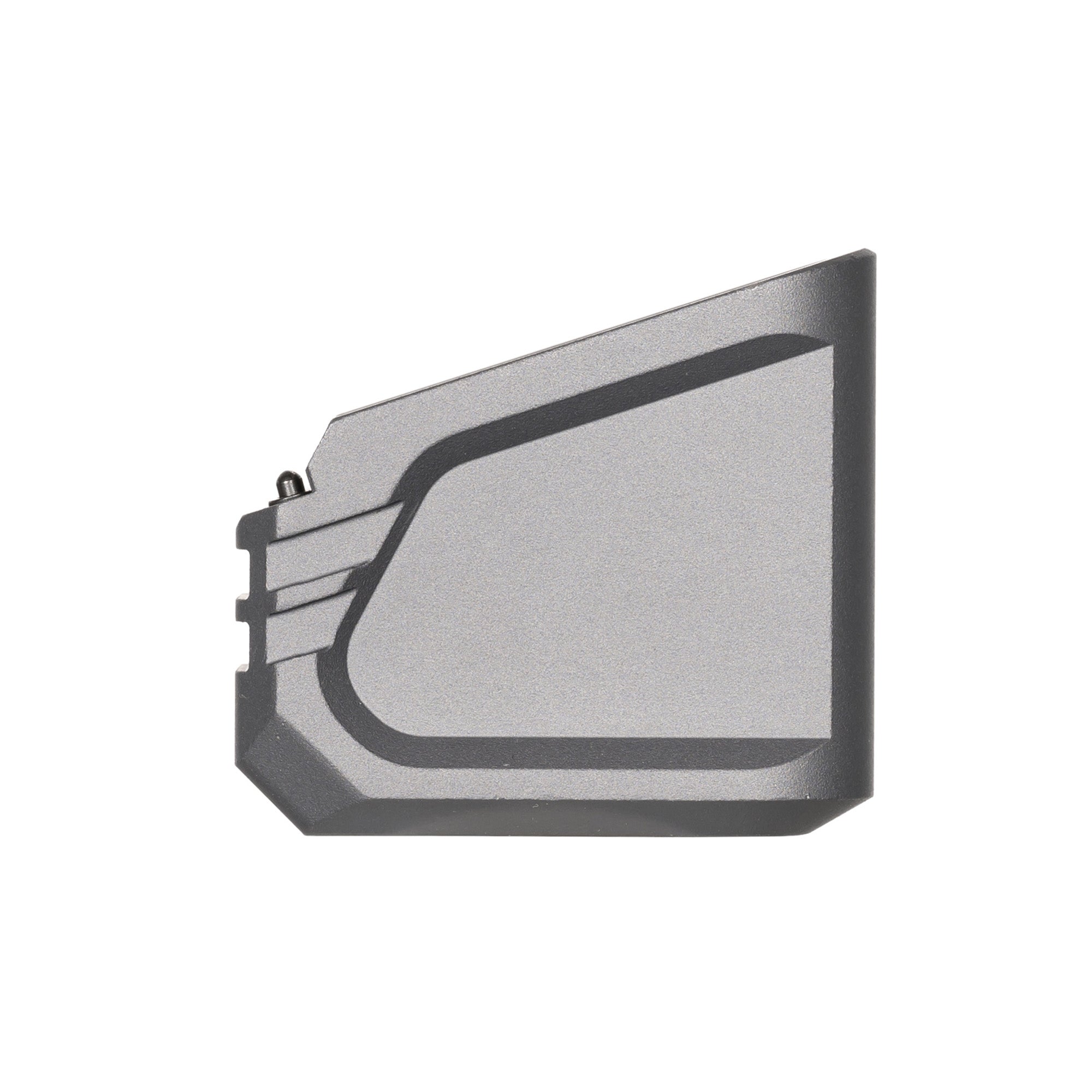 Tyrant CNC Magazine Extension for Glock 17/19x/22/34/35/45 – Adds 6 Rounds for 9mm and 5 Rounds for .40 cal, Gray